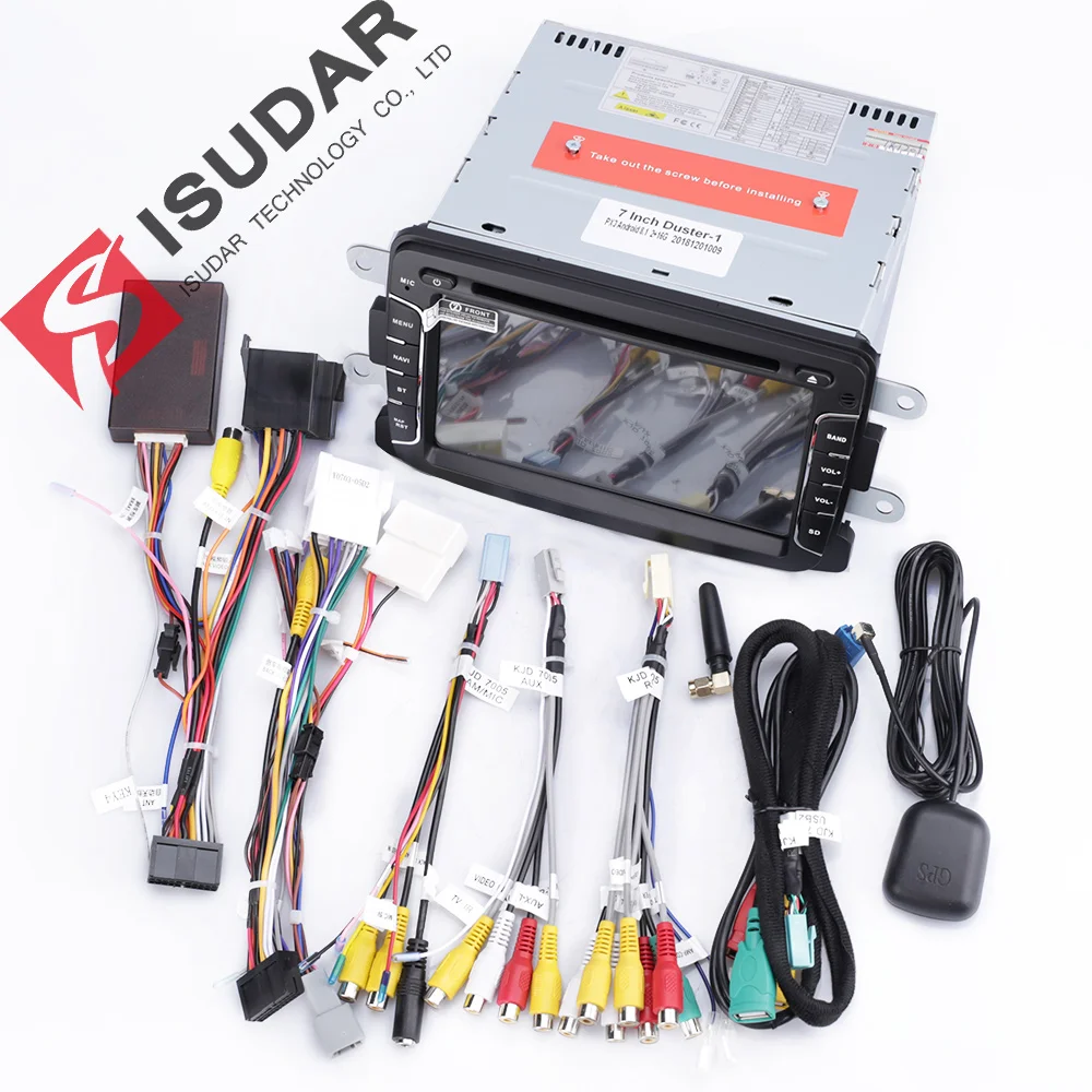 Flash Deal Isudar 1 Din Auto Radio Android 9 For Dacia/Sandero/Duster/Renault/Captur/Lada/Xray 2/Logan 2 Car Multimedia Player GPS DSP DVR 5