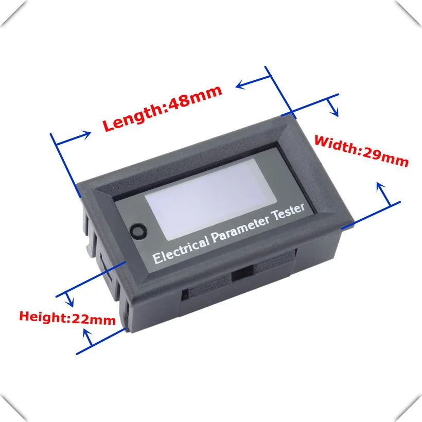 RD 100 v/33v10A 7в1 OLED Многофункциональный тестер напряжения, тока, температуры, емкости Вольтметр Амперметр, Электрический измеритель белого цвета