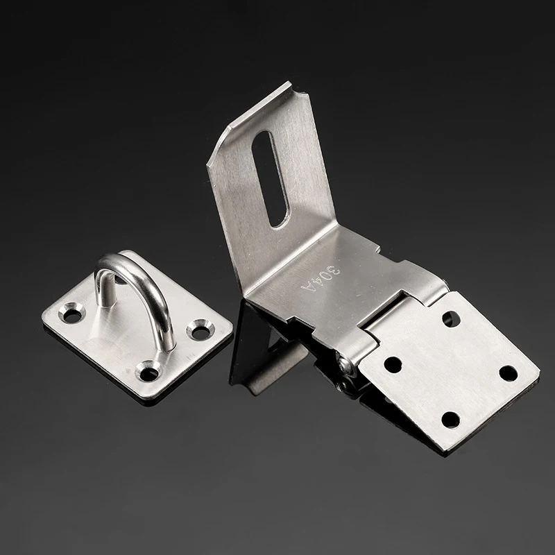 Novel Stainless Steel Hasp Staple Gate Door Shed Latch Lock For Padlock Shipping | Обустройство дома