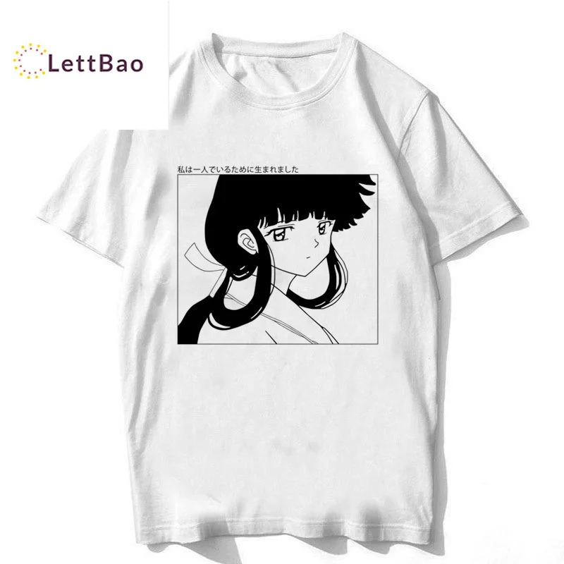 

summer 2019 new Inuyasha Classic Anime vogue T-Shirt men/women fashion white cotton short sleeve vintage streetwear style homme