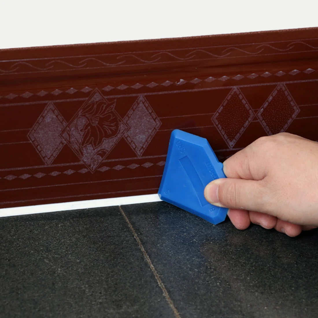 4pcs Silicone Sealant Spreader Spatula Scraper Cement Caulk Removal Tool Silicone Grout Remover Scraper