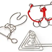 3 шт./компл. IQ металлические Провода Головоломки Логические игры для взрослых детей