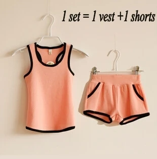 Hot 2015 new 100% cotton Summer 1set/Vest + shorts baby clothing set 7-24 months for baby clothing girl/baby boy layette Hot 2015 new 100% cotton Summer 1set/Vest + shorts baby clothing set 7-24 months for baby clothing girl/baby boy layette
