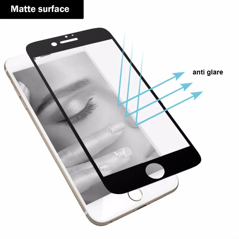 Suntaiho Anti-Fingerprint Frosted 5D Tempered Glass for iphone XS MAX XR XS X 6S 8 plus 7 plus Matte Full Cover Screen Protector Suntaiho Anti-Fingerprint Frosted 5D Tempered Glass for iphone XS MAX XR XS X 6S 8 plus 7 plus Matte Full Cover Screen Protector