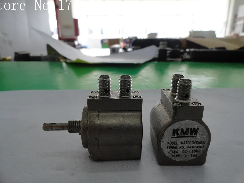 

[BELLA] KMW KAT2C04SA000 10dB DC-1.8GHz adjustable step attenuator SMA --2PCS/LOT