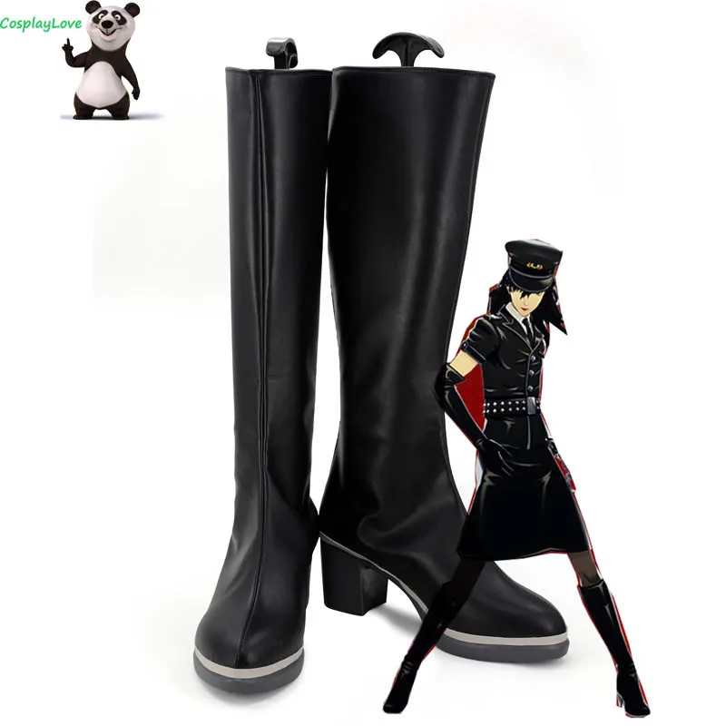 

Persona 5: Dancing Star Night Joker Protagonist Akira Kurusu Ren Amamiya Female Punishment Cosplay Shoes Long Boots CosplayLove