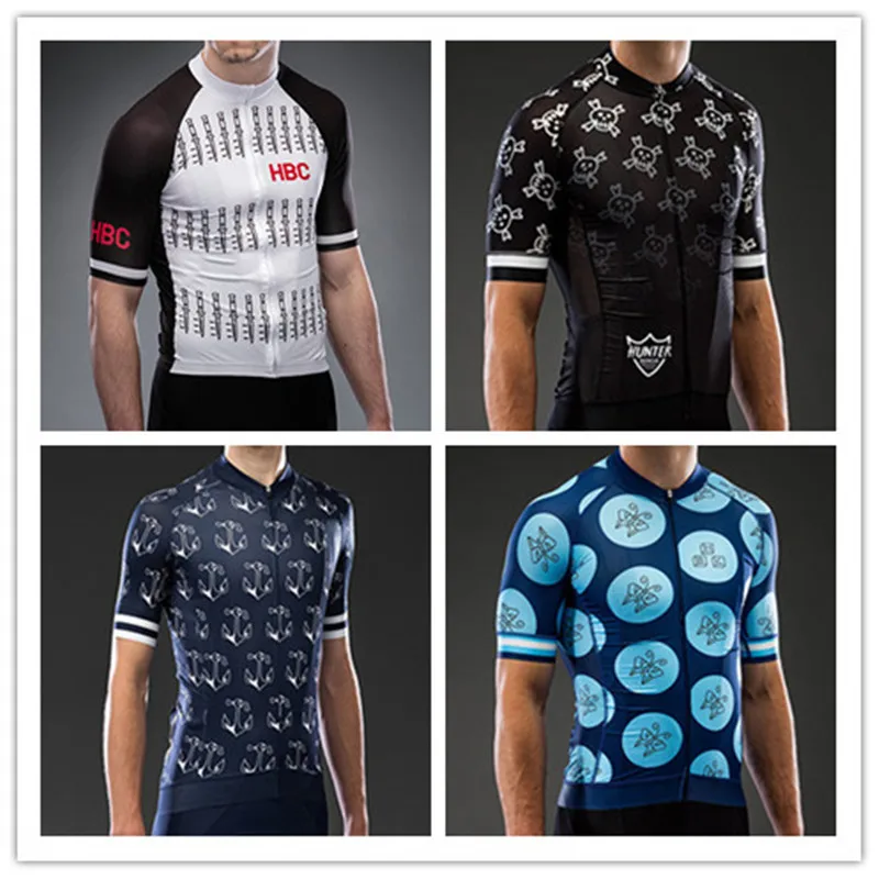

2018 men's outdoor sports summer short-sleeved bicycle riding jersey hunter cycling bretelle ciclismo man uci maillot ciclismo