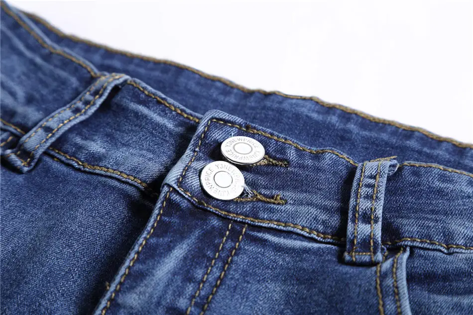 Для женщин Высокая Талия Джинсовые шорты 2018 летние Вышивка прямой участок Короткие джинсы Повседневное дамы Pantalon corto Mujer berylbella