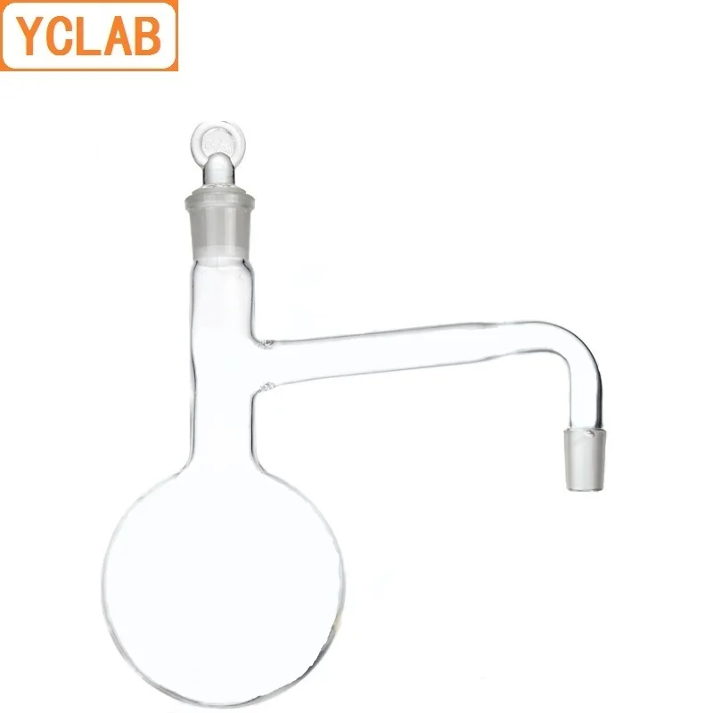 HUAOU 500mL Distilling Apparatus with Ground In joints Borosilicate 3.3 Glass Laboratory Chemistry Equipment ( Glass Only ) lab glass supplies