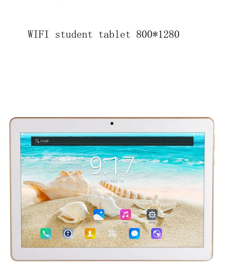 

10.1 INCH HD Table PC WIFI Internet Tablet Student Learn IPAD Dual cameras White Gold Black