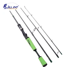Ilure 1.98 м 4 секции среднего действие углерода удилище/Спиннинг Рыбалка заманить Род 10-18 г приманку вес 6-12LB линия Вес