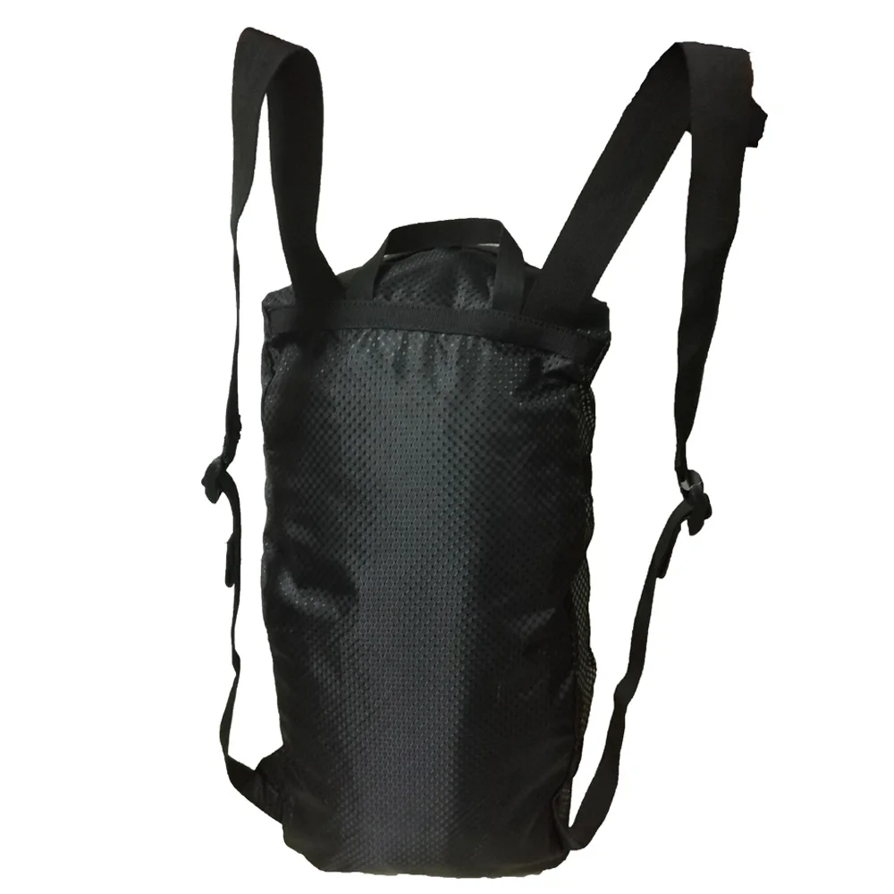 Черный легкий складной скалолазание плащ веревочная сумка рюкзак для переноски скалолазание альпинизм оборудования