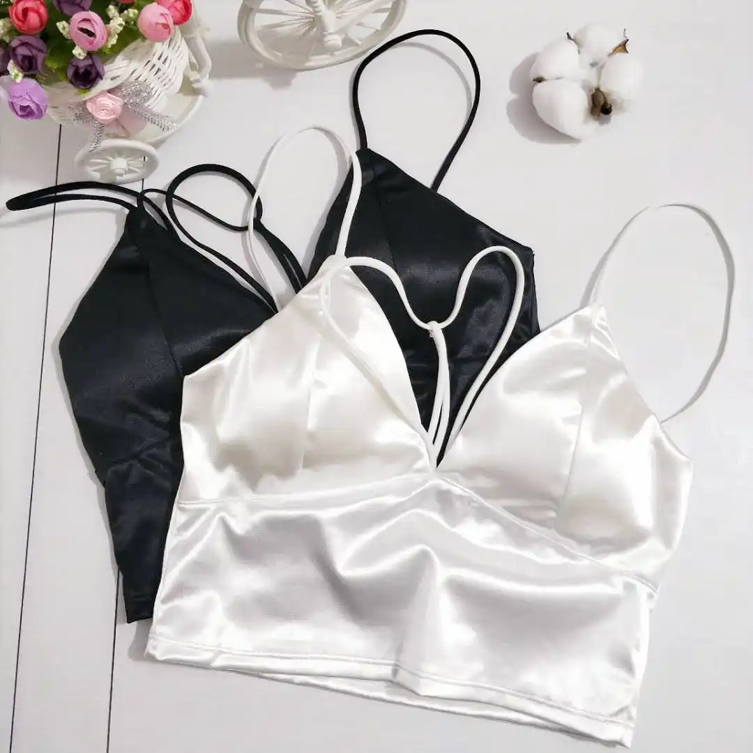 white bustier bralette