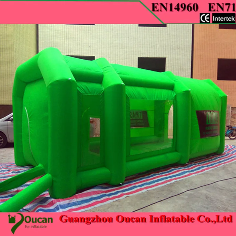 Free shipping 6m inflatable spray booth inflatable paint booth tent