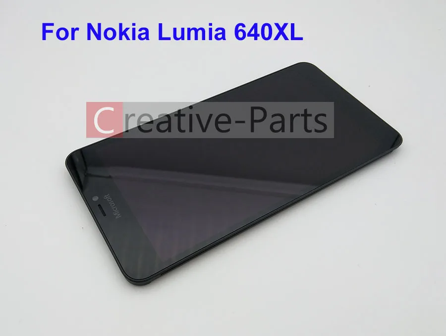 Grade AAA LCD For Nokia Lumia 640XL Black Color with frame With Touch Glass Digitizer Assembly Display Screen Replacement Parts | Мобильные