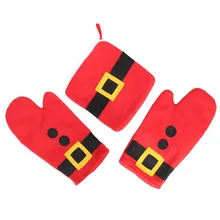 Высокое качество, Рождественская печь для выпечки, перчатки, изолированные рукавицы, горшок, держатель, Microondas, рукавица, кухонные инструменты для приготовления пищи, теплоизоляционная подкладка