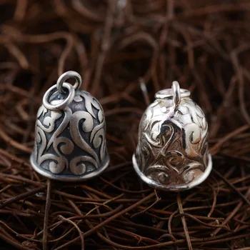 

New jewelry man and woman pendant S925 Sterling Silver Pendant double color bell DIY parts explosion