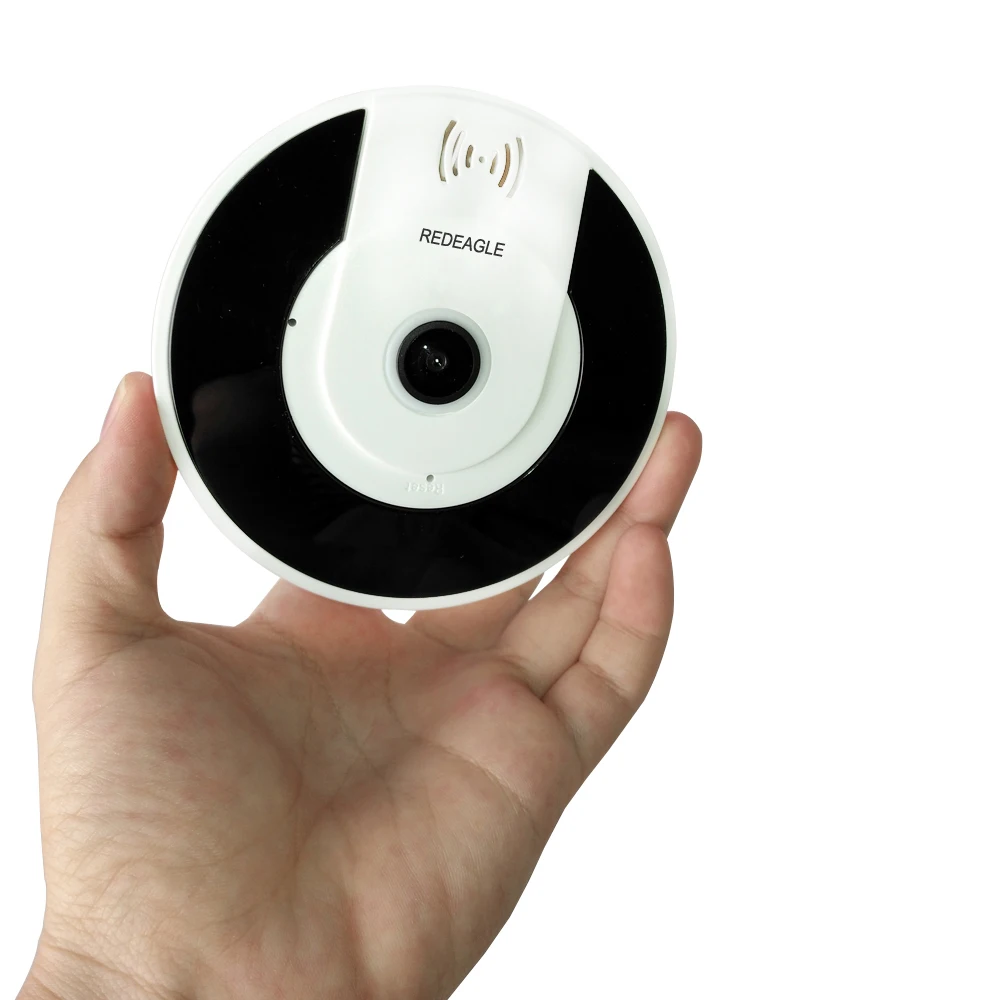 Мини 3D Wi Fi IP камера REDEAGLE 360 градусов 5 МП рыбий глаз панорамная 1080P беспроводная