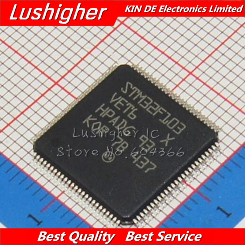 

50PCS~10PCS STM32F103VET6 STM32F103VE QFP