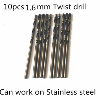 

Free shipping 10pcs 1.6mm FANGDAWANG high quality 9341 roll forged straight shank HSS drill bits for stainless steel