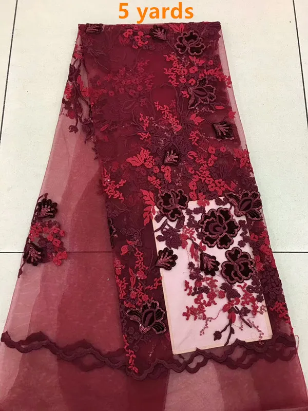 

fashion african velvet lace fabric with sequins nice look african embroidered french lace fabric for clothes dpJ241