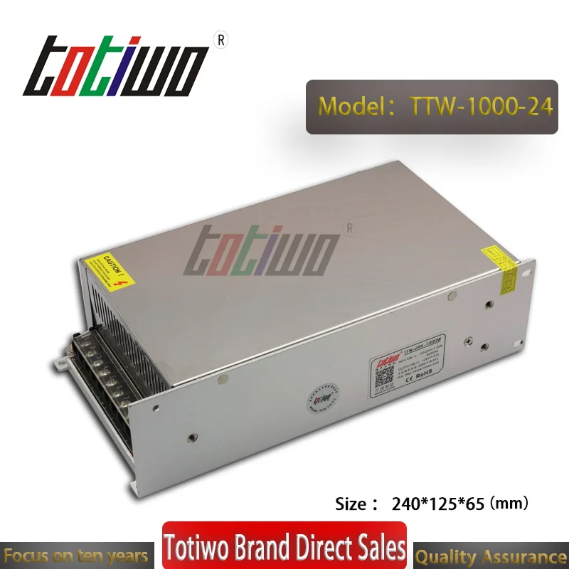 

AC to DC Industrial Switching SMPS 24V 41.67A 1000W Watt LED Power Supply Security monitoring medical machinery equipment power