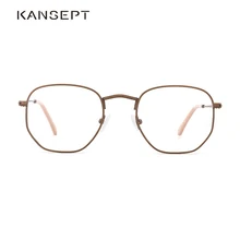 Металлическая Женская оправа для оптических очков в винтажном стиле Ins популярная прозрачная близорукая стильная женская оправа для очков# BR1810