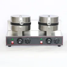 Новые Домашние инструмент коммерческих нержавеющая сталь, вафельница пекарь для Вафельных трубочек машины Электрический вафельница 2KW