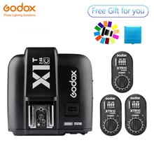 Godox 3x XTR-16 Wireless 2.4G Power Control Flash Receivers + X1T-C TTL Wireless Transmitter for Canon DE300 DE400 SK300 SK400