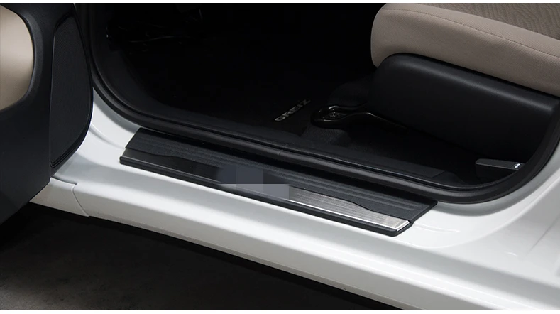 Накладка на порог для Honda City 2014 2018 защитная из нержавеющей стали педали