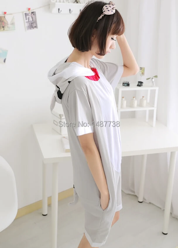 New 100% Cotton Novelty Anime Animal Chi's Sweet Home Cheese cat Summer Onesie for WomenMen Adults Pajamas Sleepwear 8.jpg