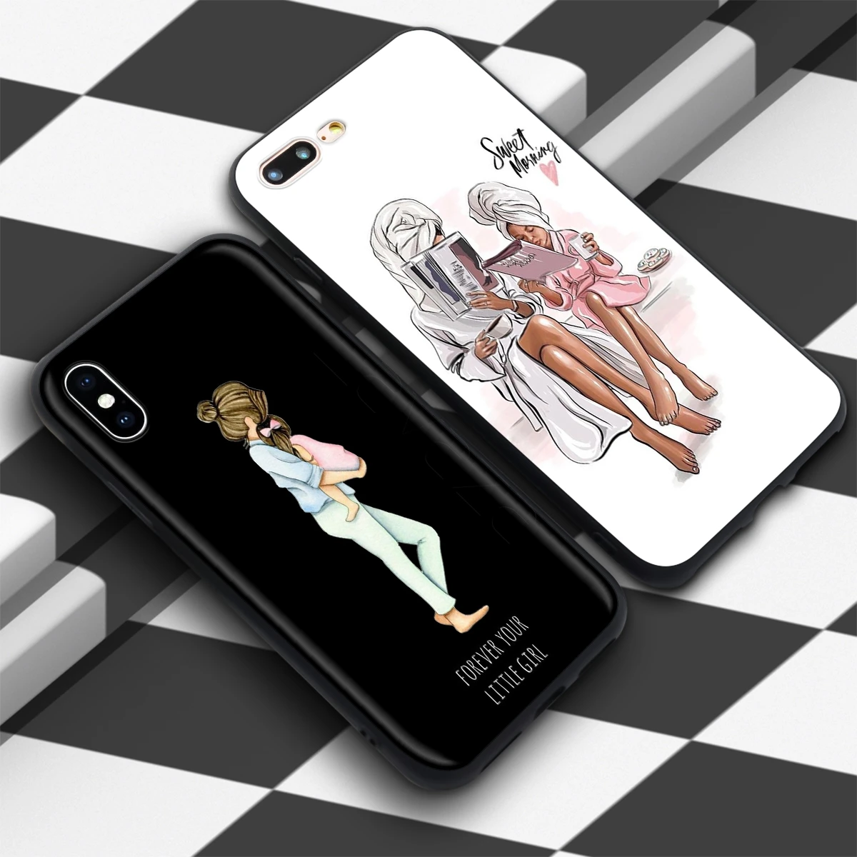 Модный чехол Lavaza для девочек и малышей iPhone 12 mini 11 Pro XS Max XR X 8 7 6 6S Plus 5 5s se|Бамперы| |