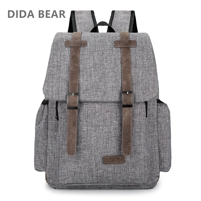 

2018 Women Men Canvas Backpacks Large School Bags For Teenager Boys Girls Travel Laptop Backbag Mochila Rucksack Gray Black Red