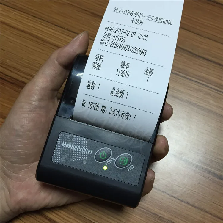 Pos-терминал 58 мм Bluetooth 4.0 Android 4.0 pos получения Термальность принтер Билл Машина для супермаркета