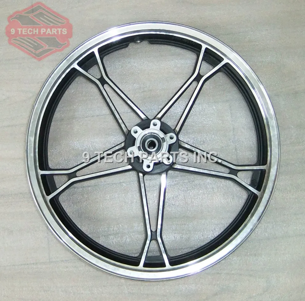 QUALITY GN250 FRONT ALUMINUM WHEEL RIM COMPLETE wheel size is 1.80*18