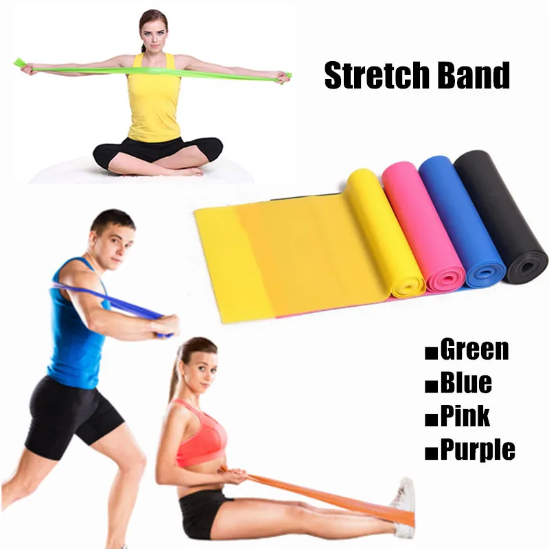 500pcs/lotExercise Loop Resistance BandsLimber Stretch Stretching