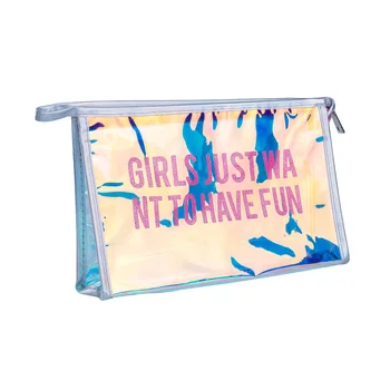 

1 Pcs Women's Makeup Cosmetic Storage Bag PVC Zipper Portable Fashion for Travel New