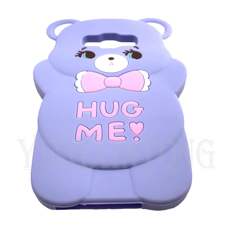 Модный милый 3D мультяшный Hug Bear чехол для Samsung Galaxy J4 Prime J6 Plus J8 2018 J7 2015 J5 2016 Мягкая