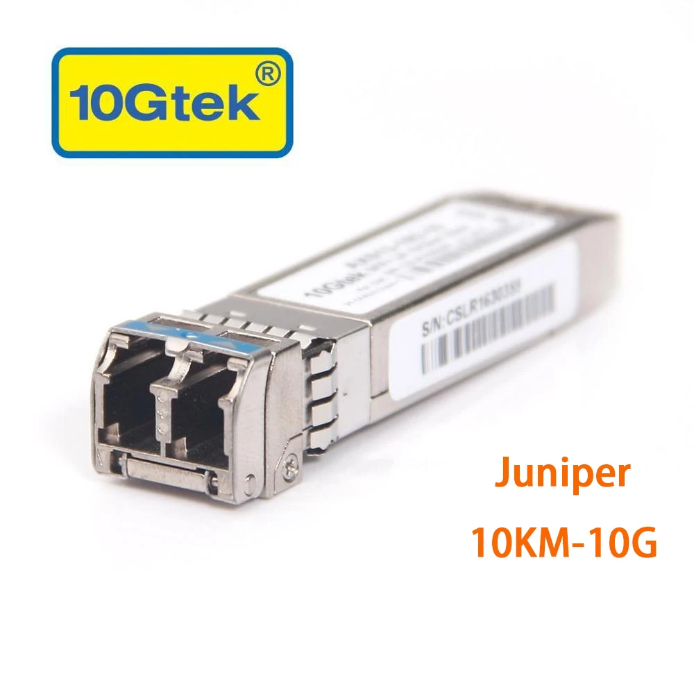 Juniper 10 GB 10 KM SFP + LC одномодовый приемопередатчик QFX-SFP-10GE-LR/EX-SFP-10GE-LR 10GBASE-LR SMF 1310nm