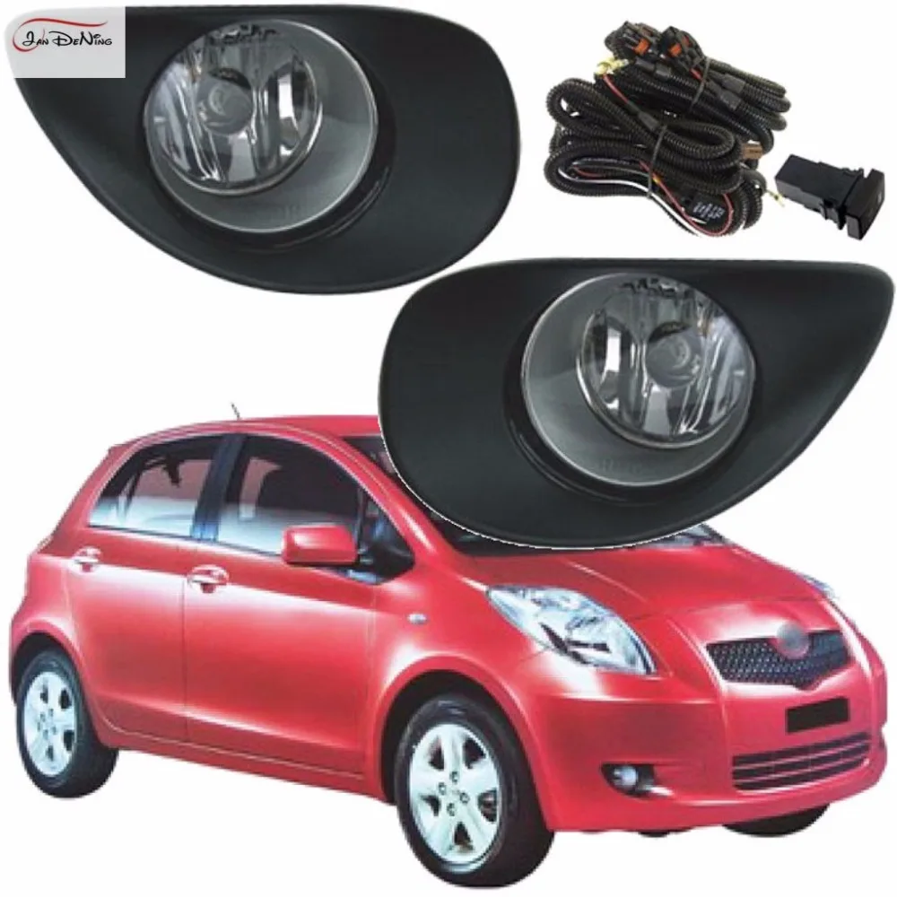 JanDeNing Автомобильные противотуманные фары для Toyota Yaris Hatchback / Vitz 2006 ~ 2008 передняя