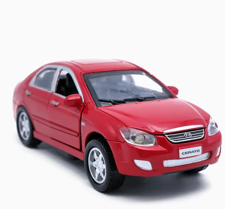 

1:32 alloy pull back model car,high simulation KIA Cerato, metal diecasts,toy vehicles,flashing & musical,free shipping