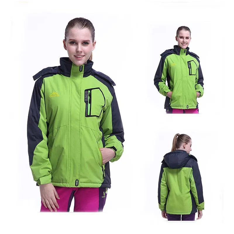 Befusy Lady's Windproof Waterproof Women Ski Jackets Winter Warm Outdoor Sport Snow Skiing Snowboarding Female Hiking Coats