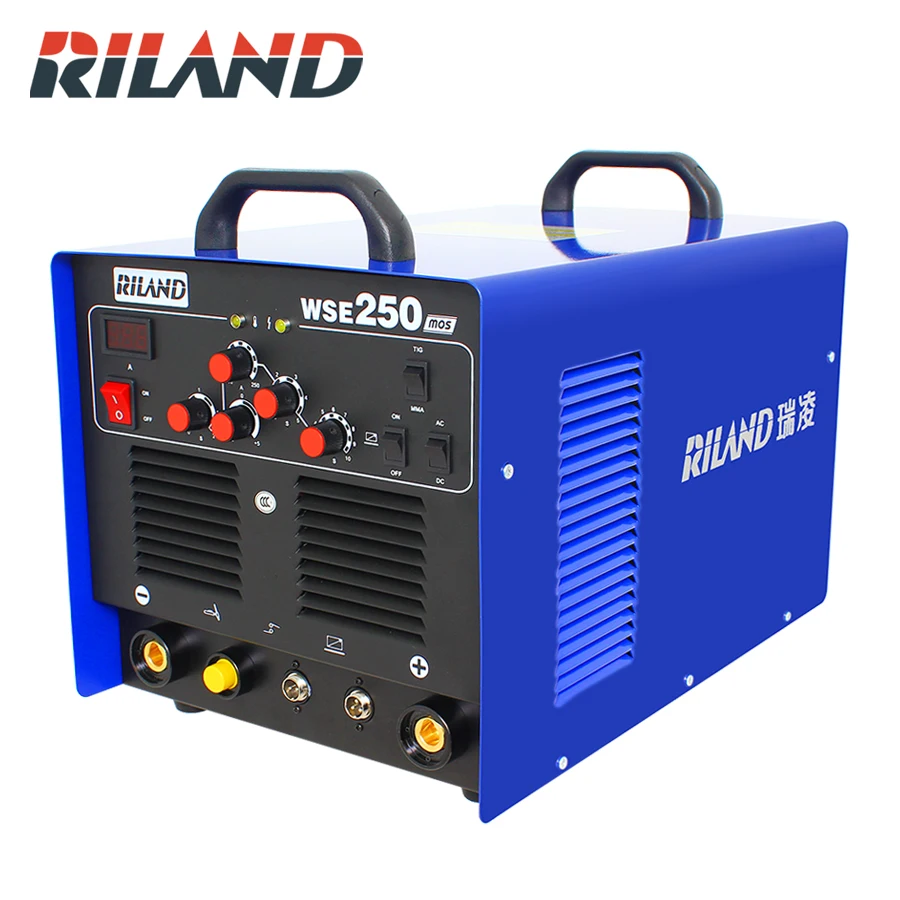 RILAND WSE250 TIG AC/DC Алюминий Tig/палка сварщик квадратной волны инвертор сварочное оборудование с аксессуарами инструменты