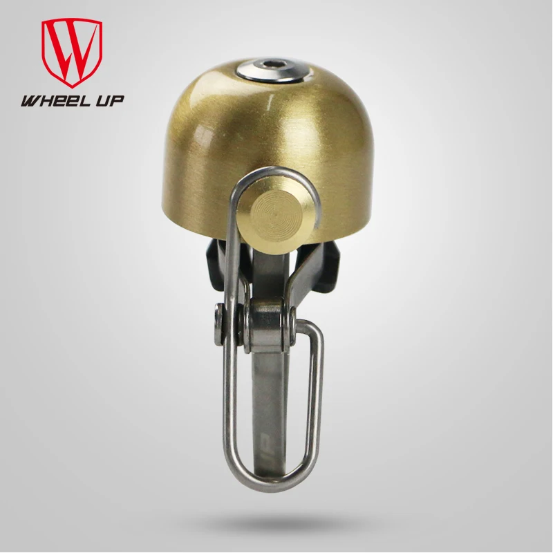 

2016 WHEEL UP Copper Alloy Stain less Ordinary Bicycle Ring Bell Handlebar Mini Bike Horn Loud Sound For MTB New quality