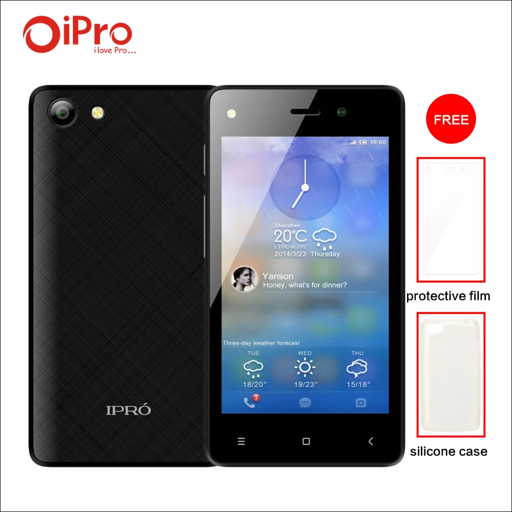 IPRO WAVE 4 0II Celular Android 5 1 Smartphone Quad core 512M RAM 4GB ROM Dual