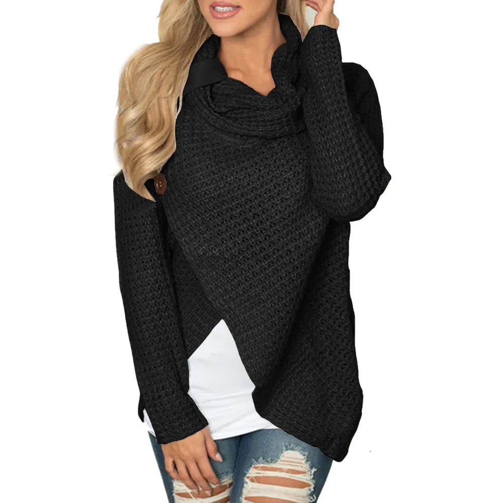 

Women knitted pullovers Long Sleeve o neck Solid girl Pullover Tops Blouse Shirt pullovers winter women clothing