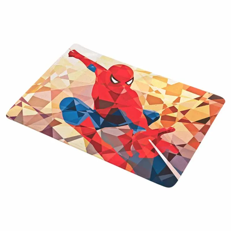 HomeMiYN коврик для ванной Человек-паук цифровая печать геометрический супергерой коврик для ванной кухни дверной коврик для ног коврики нескользящие накладки - Цвет: 01