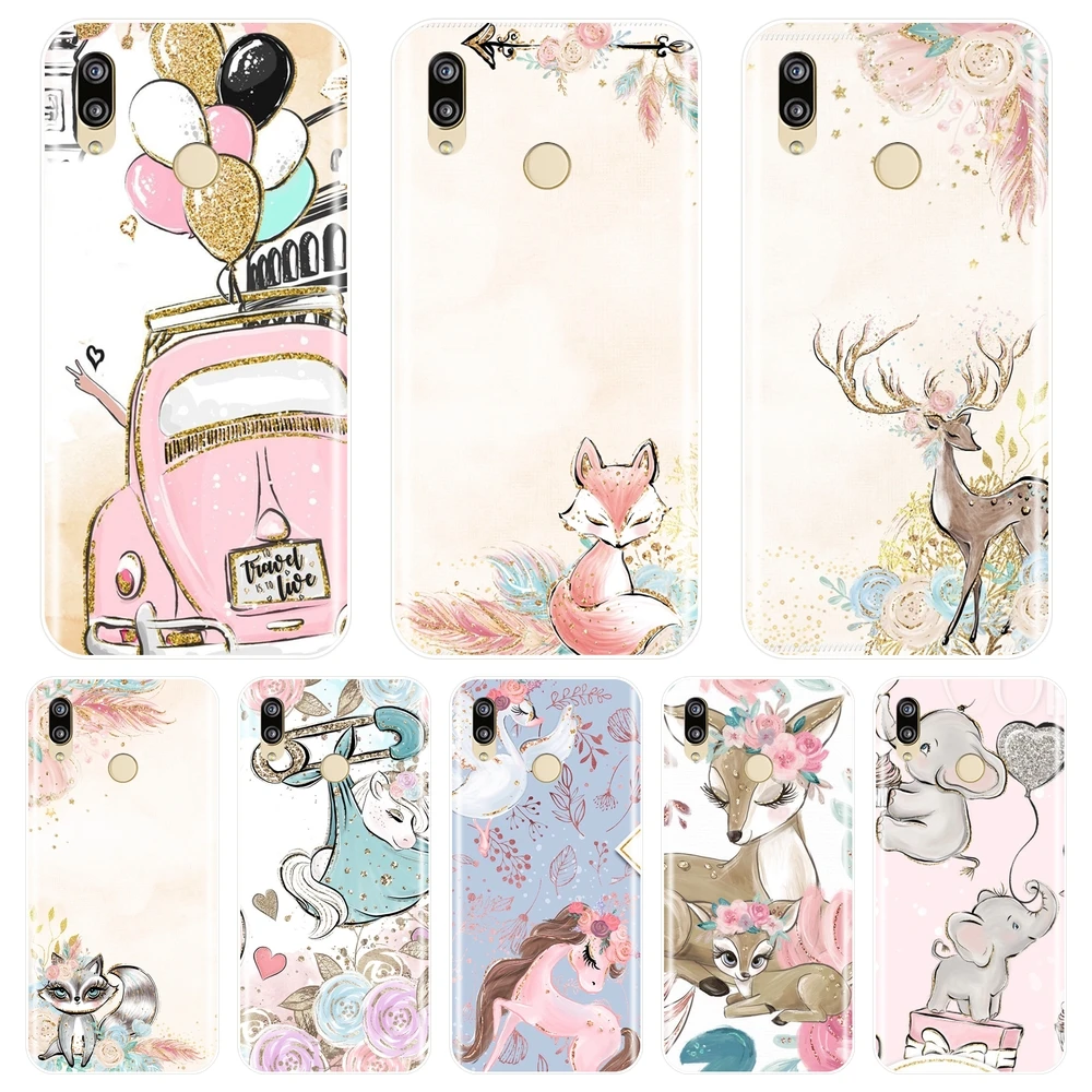 

Back Cover For Huawei P10 P20 P8 P9 Lite 2017 Unicorn Soft Silicone Phone Case For Huawei P9 Lite Mini P10 P Smart Plus P20 Pro