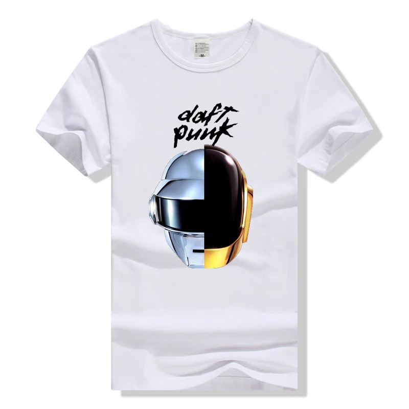Daft Punk футболка Для мужчин женщин Одежда унисекс Топ Плюс Размеры хлопковая
