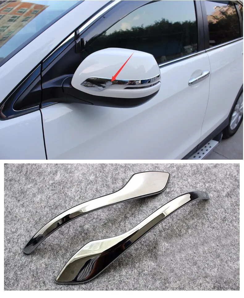 Хромированная накладка на боковые двери Зеркала заднего вида 2 шт. для Honda CRV CR-V 2012